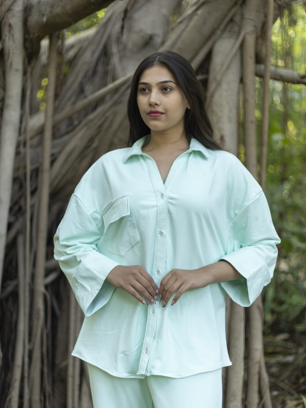 Mint Shirt Set
