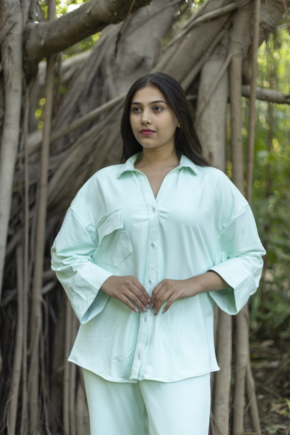 Mint Shirt Set