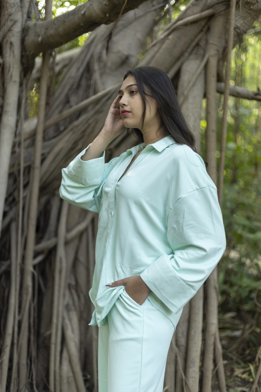 Mint Shirt Set